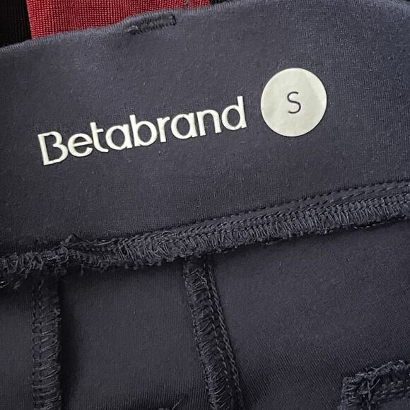 Betabrand Dress Yoga Pants Straight Leg Knit Career Workout‎ Trousers Size Small - Picture 3 of 7